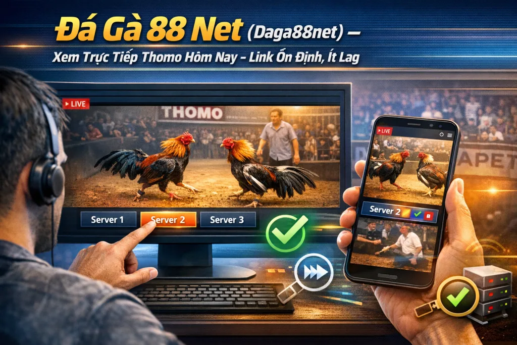 Đá Gà 88 Net (Daga88net) – Xem Trực Tiếp Thomo Hôm Nay, Link Ổn Định, Ít Lag