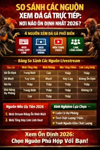 So Sánh Các Nguồn Xem Đá Gà Trực Tiếp Nơi Nào Ổn Định Nhất 2026
