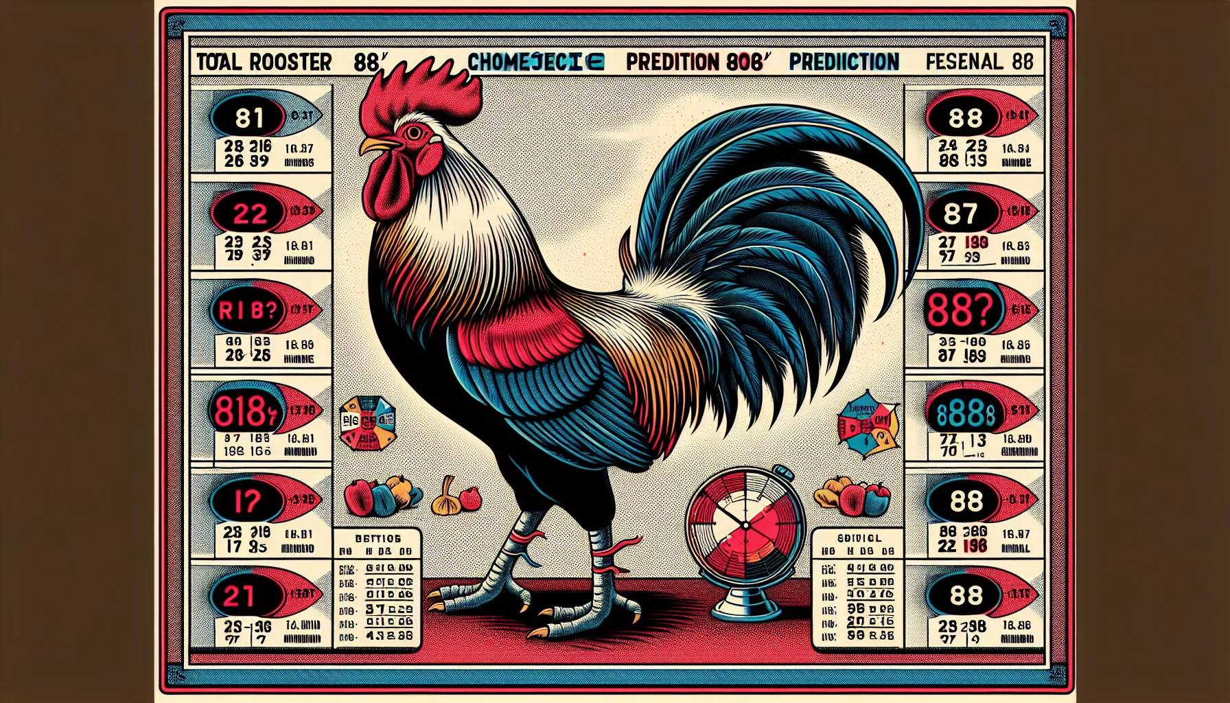Bảng so sánh chi tiết các phương pháp dự đoán đá gà, trong đó có tổng gà 88